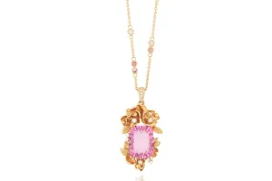 18K Gold Topaz Necklace