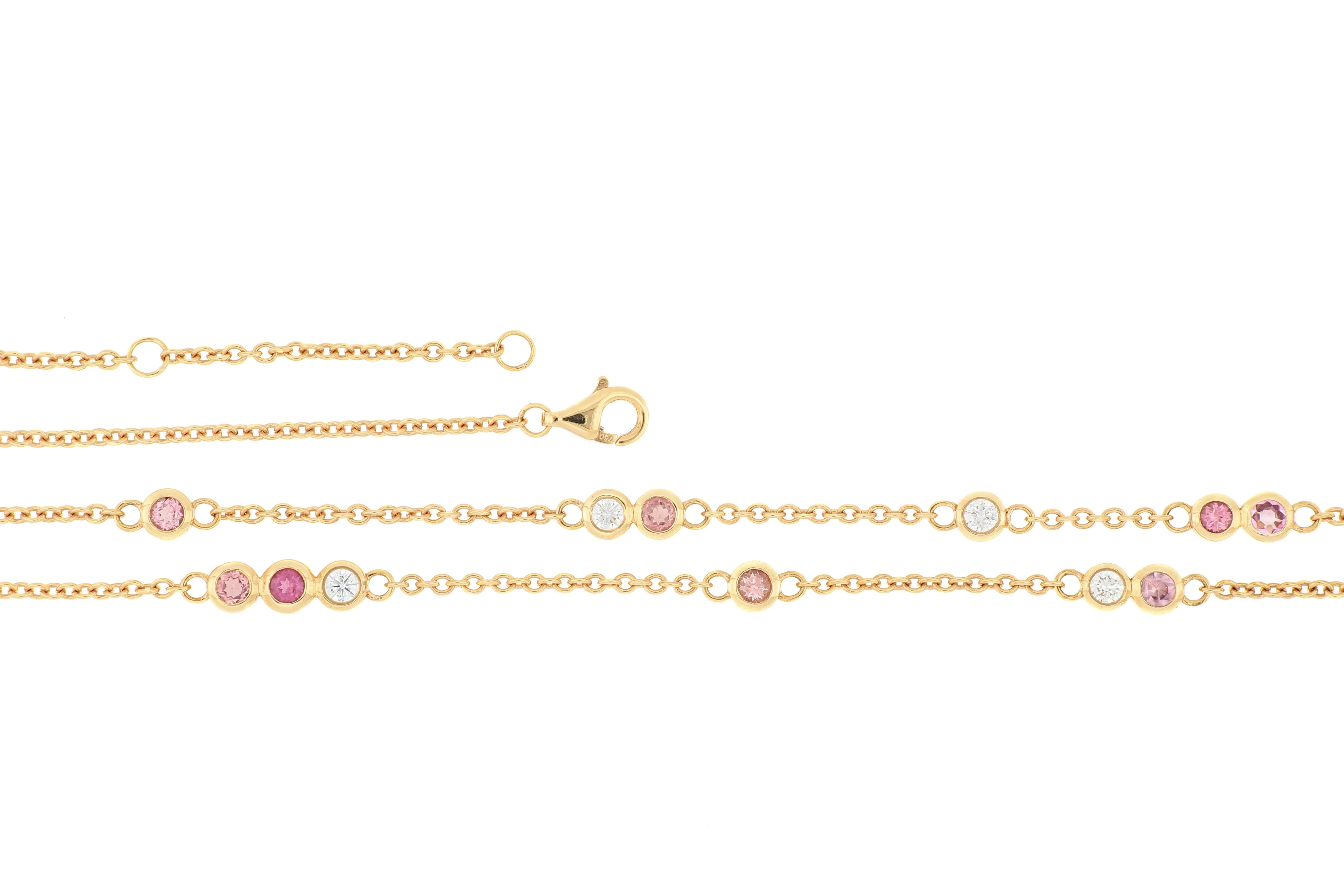 18K Gold Topaz Necklace