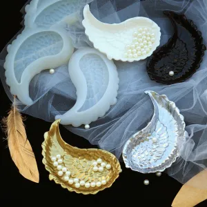 Angel Wings Resin Trinket Jewelry Dish Mold DIY