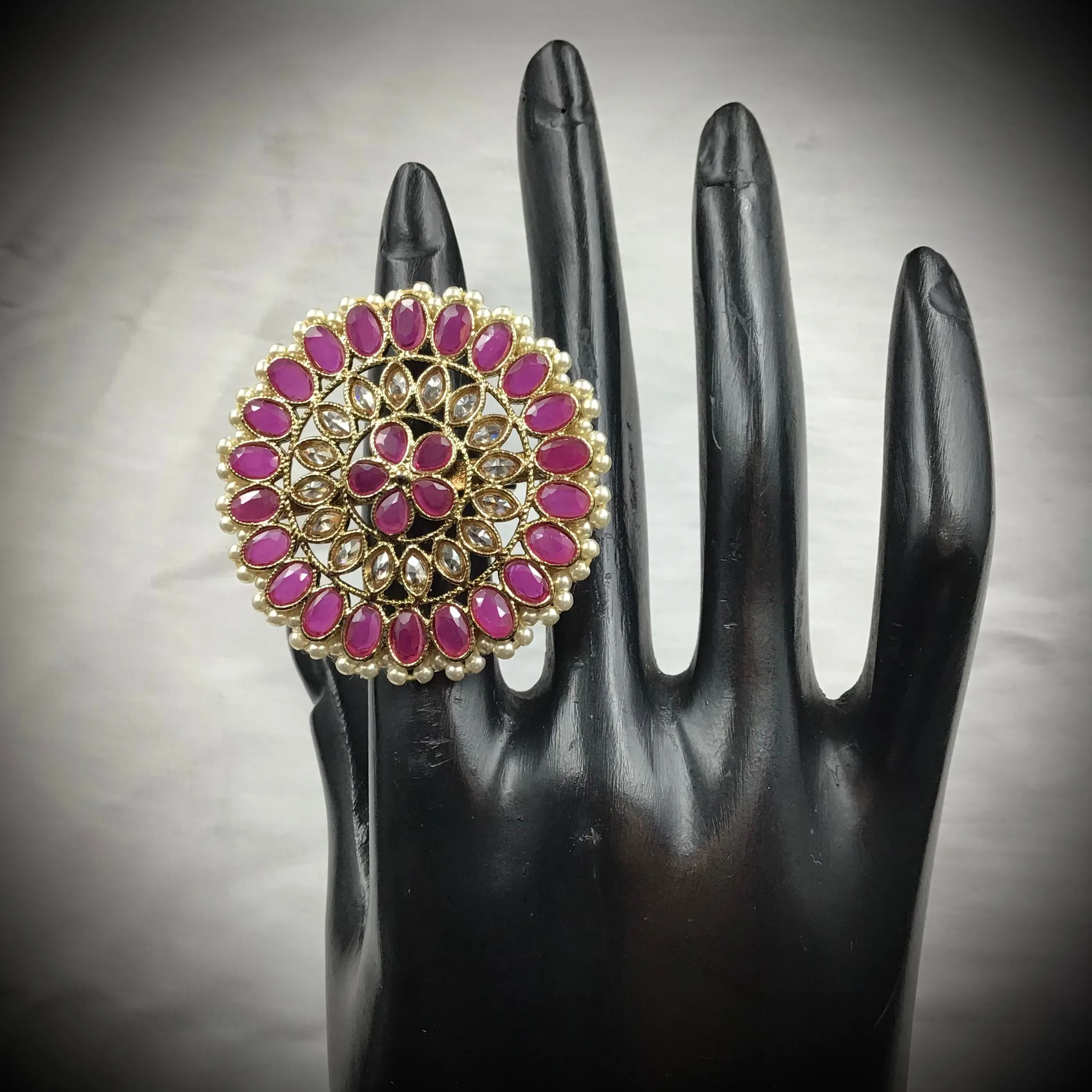 Antique Gold Adjustable Ring 6820-69