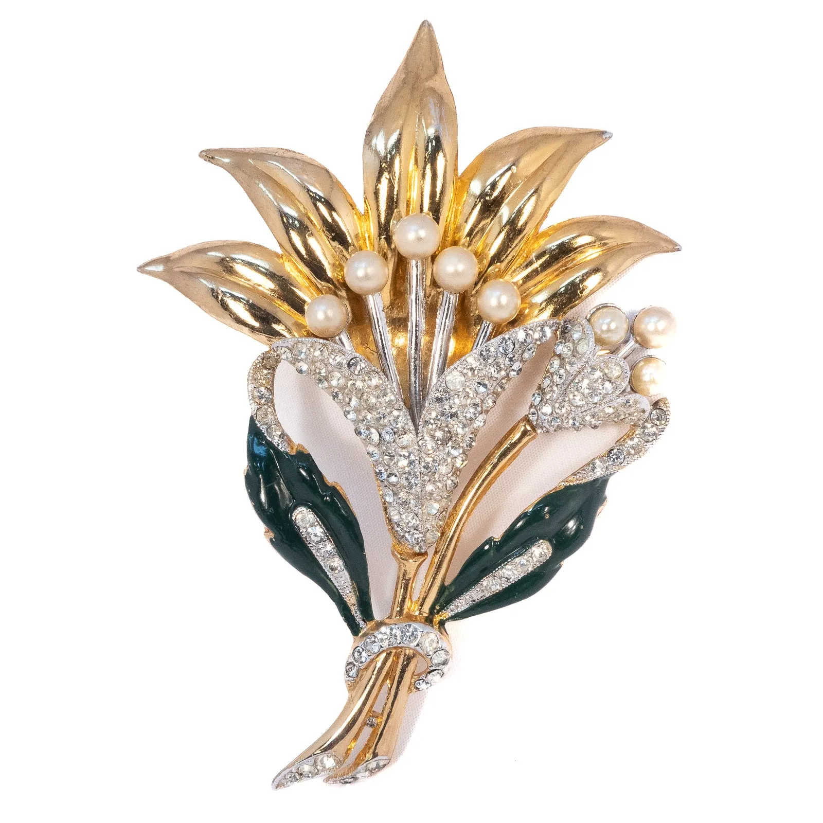 Flower Brooch by Coro