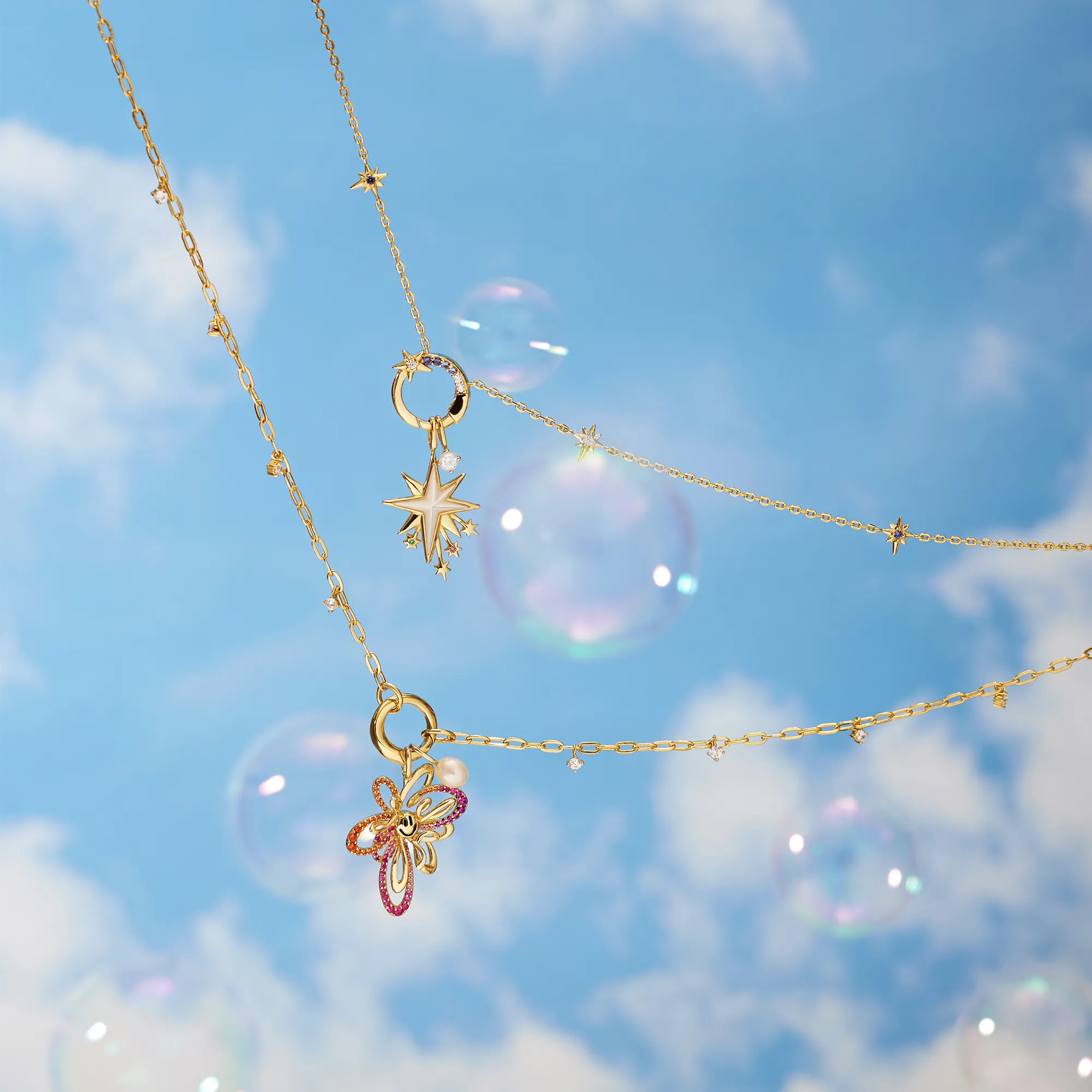 Gold Shooting Star Charm