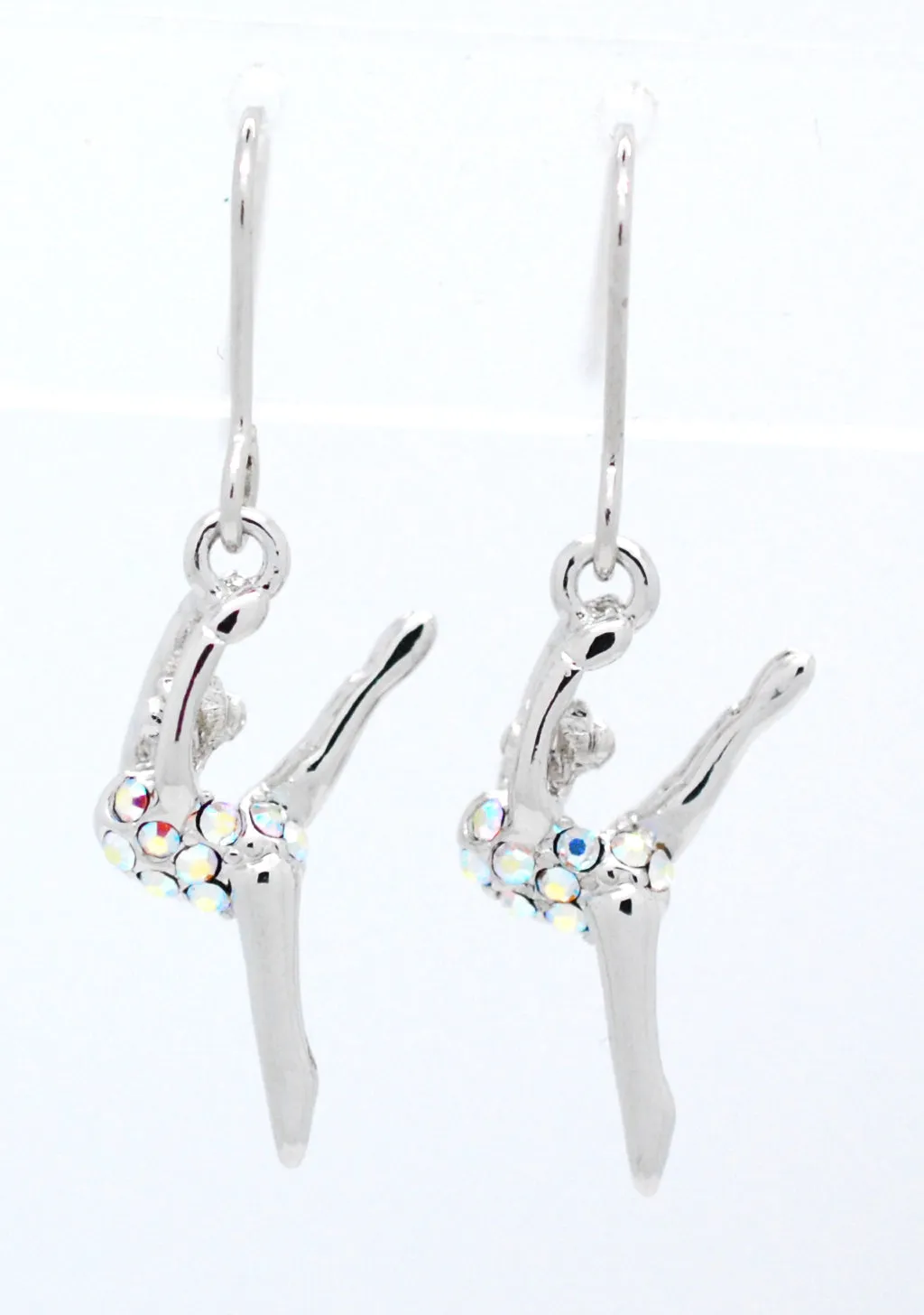 Gymnast Dancer DANGLE Earrings - Leg Up