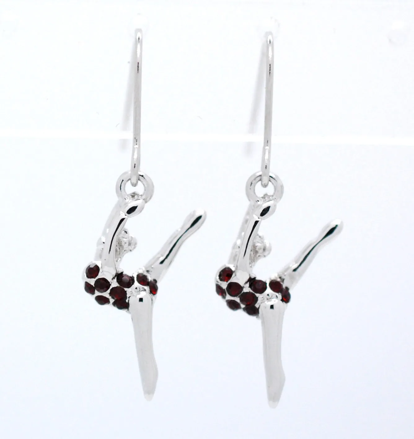 Gymnast Dancer DANGLE Earrings - Leg Up