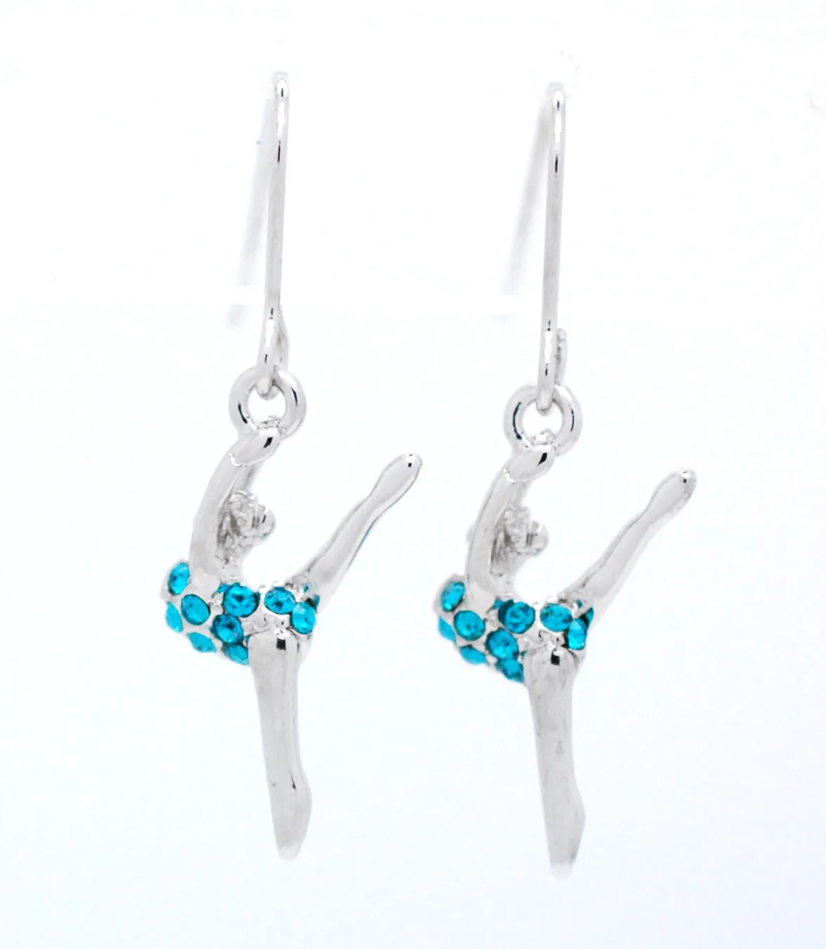 Gymnast Dancer DANGLE Earrings - Leg Up