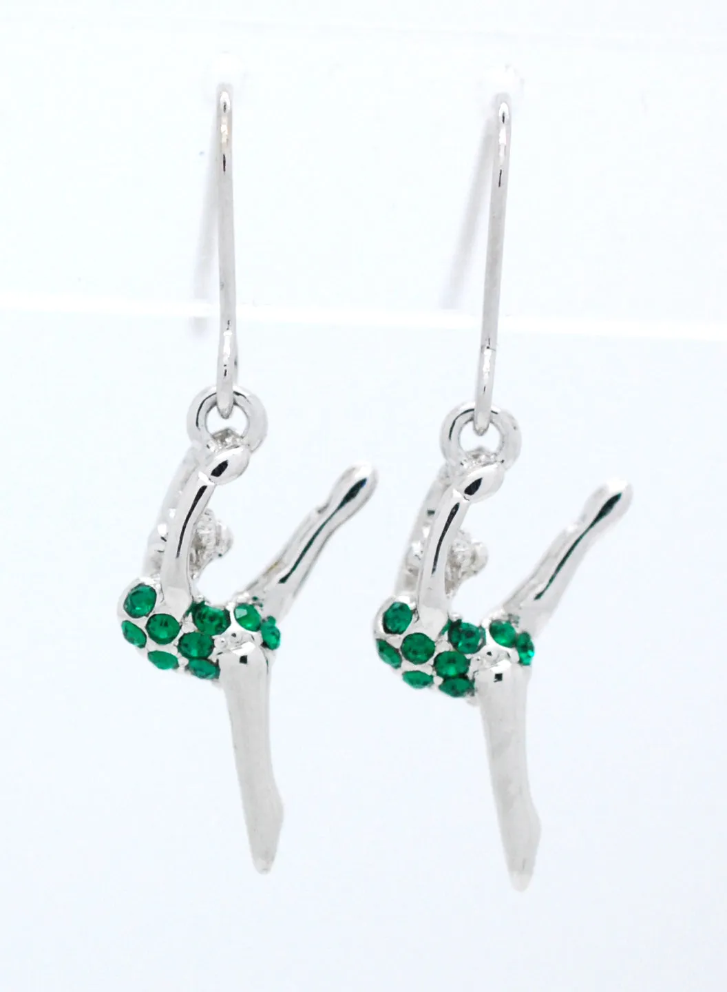 Gymnast Dancer DANGLE Earrings - Leg Up