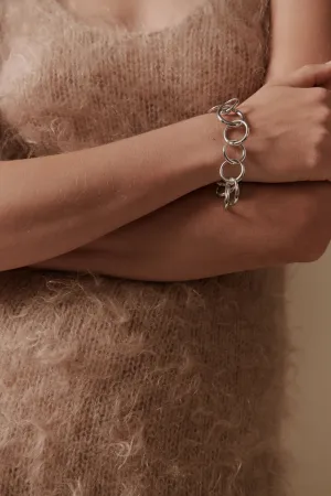 Indy Circle Link Bracelet 925 Recycled Sterling Silver