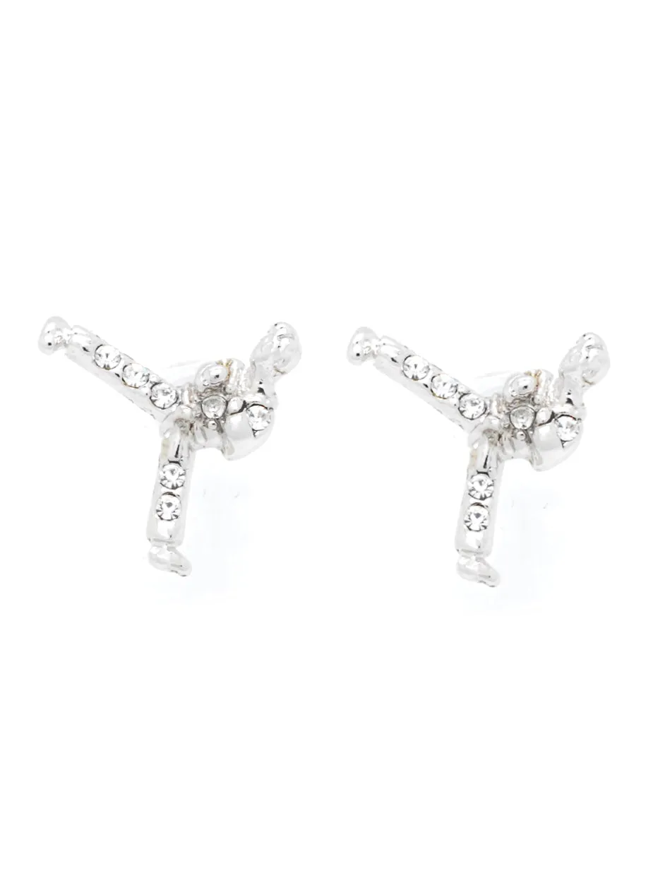 Karate Taekwondo Martial Arts POST Earrings