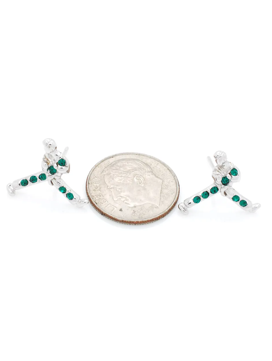 Karate Taekwondo Martial Arts POST Earrings
