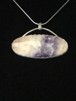 Mexican Morado Opal in Sterling/Fine silver