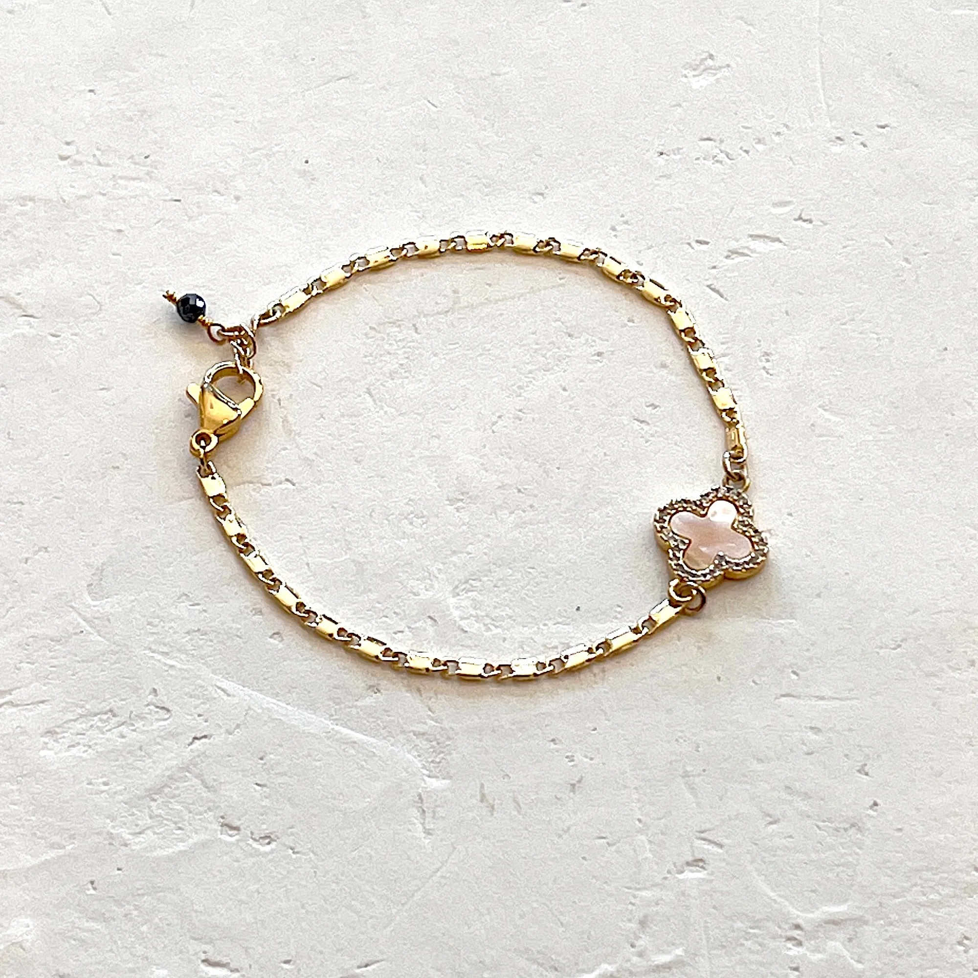 Mother of Pearl Clover Bracelet