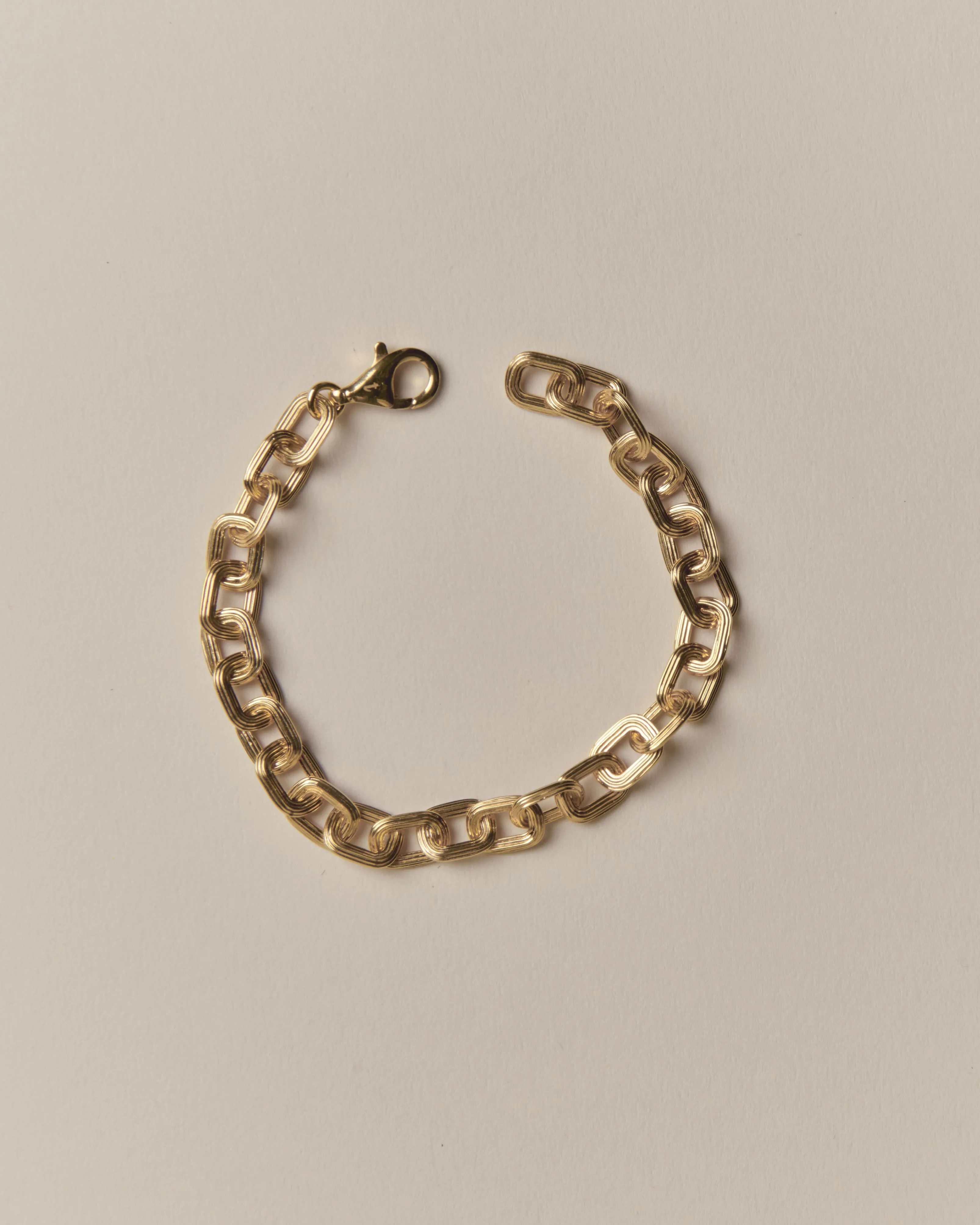 Reese Step Link Bracelet 14K Recycled Gold Vermeil