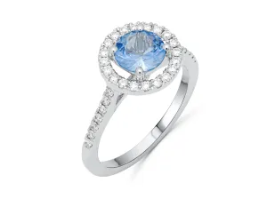 Sapphire White Gold Cocktail Ring