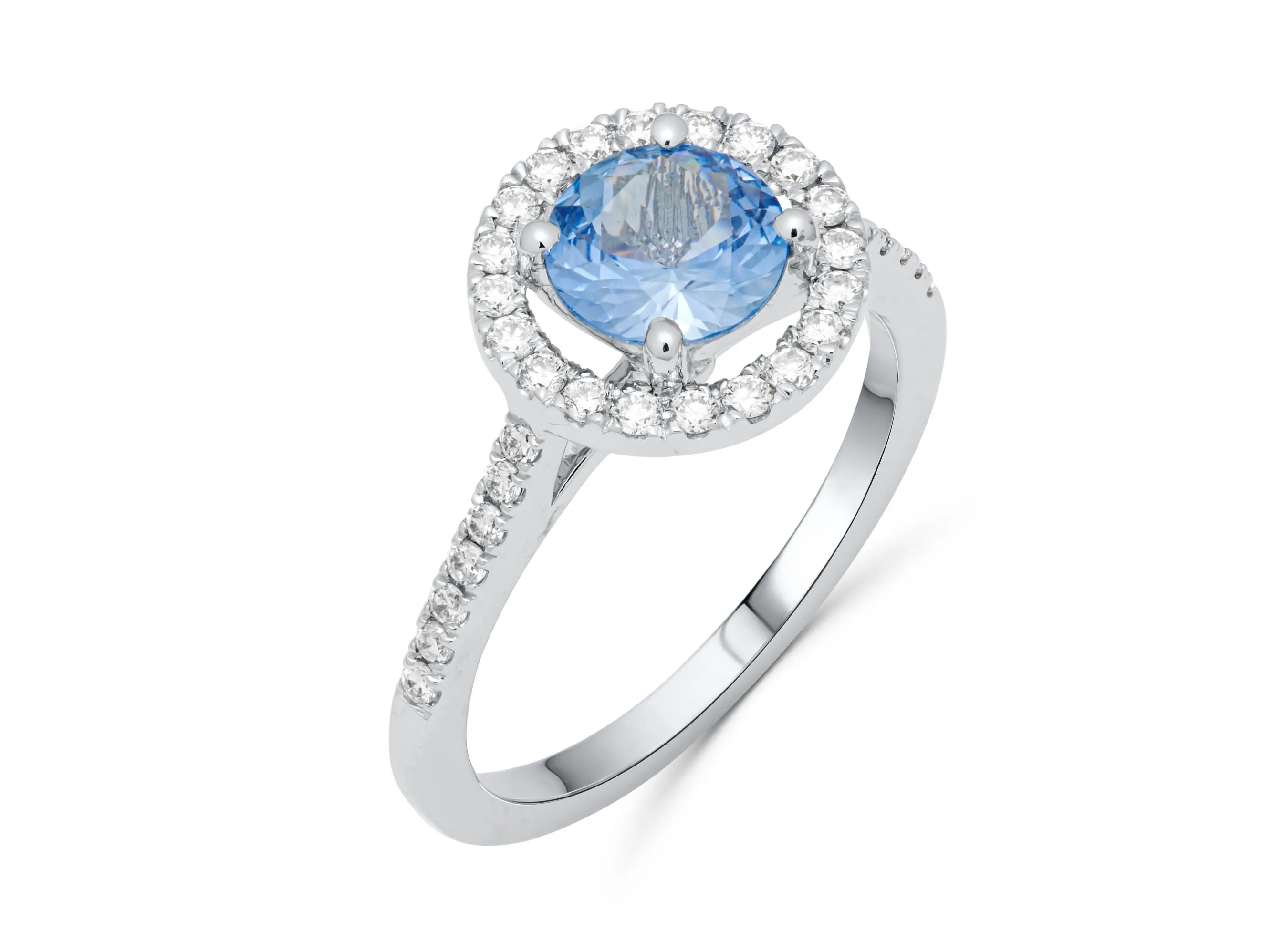 Sapphire White Gold Cocktail Ring
