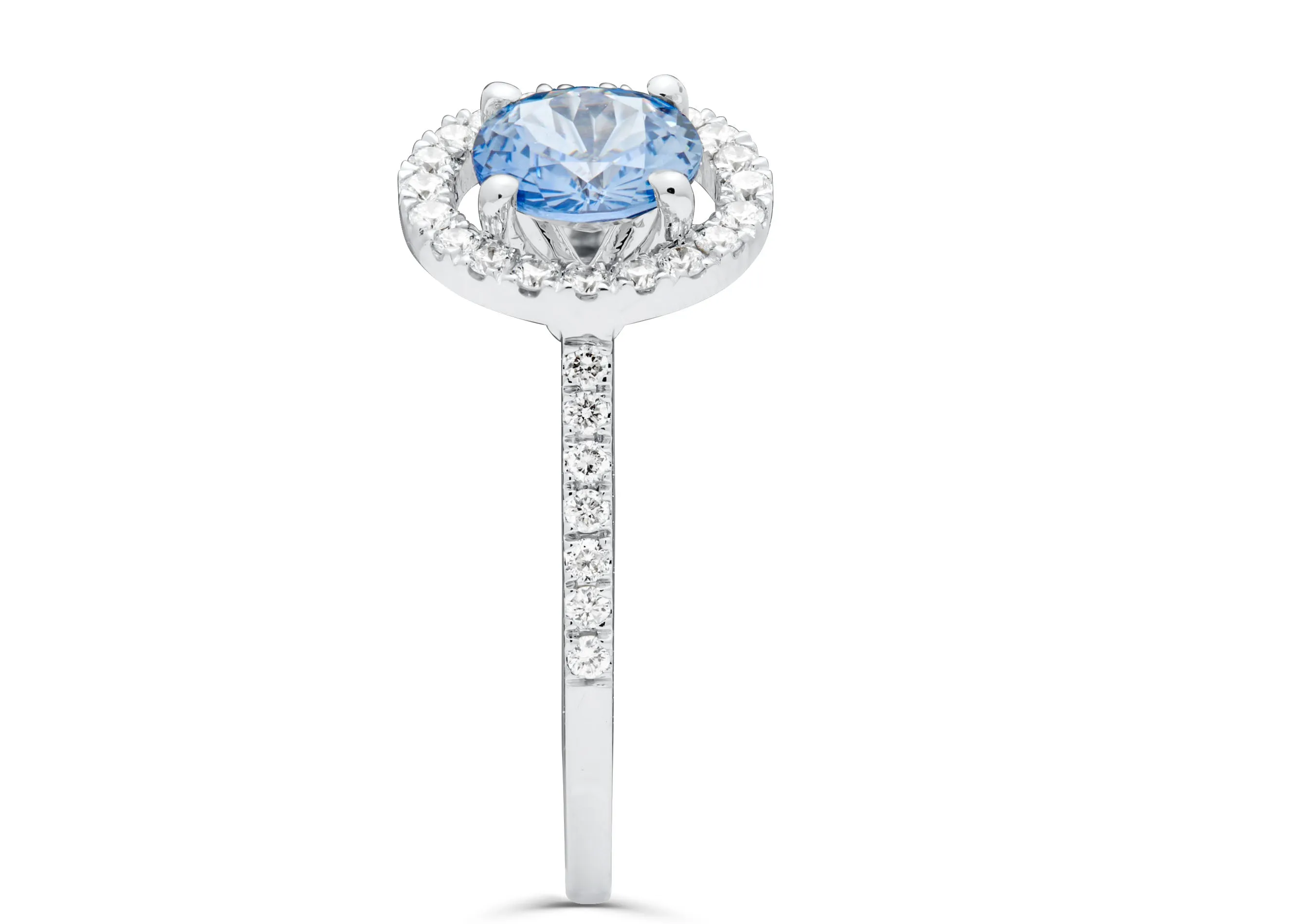 Sapphire White Gold Cocktail Ring