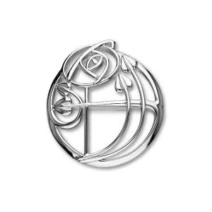 Silver Charles Rennie Mackintosh Brooch