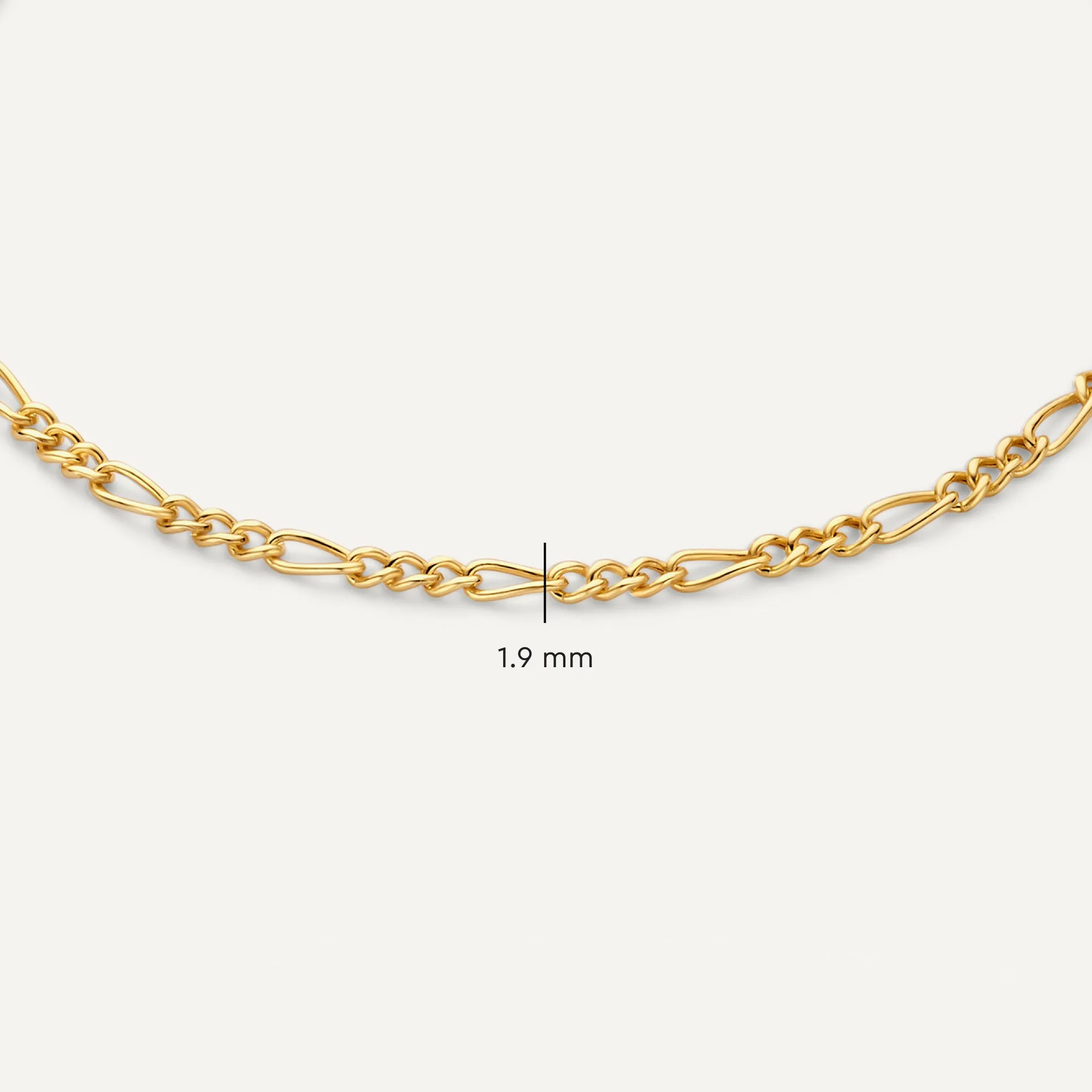 Slim Figaro Chain Bracelet