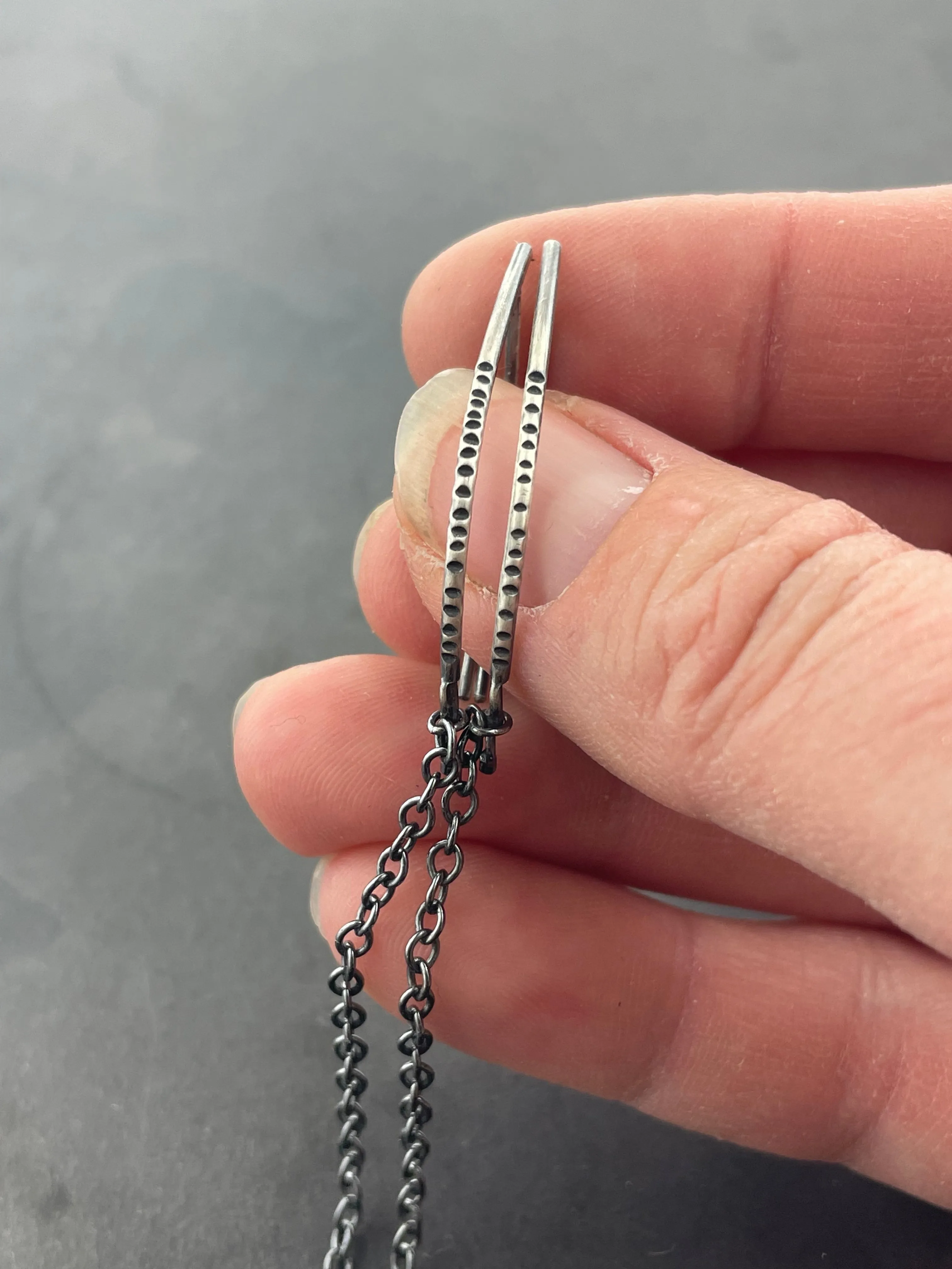 Sterling grooved single drop shoulder dusters