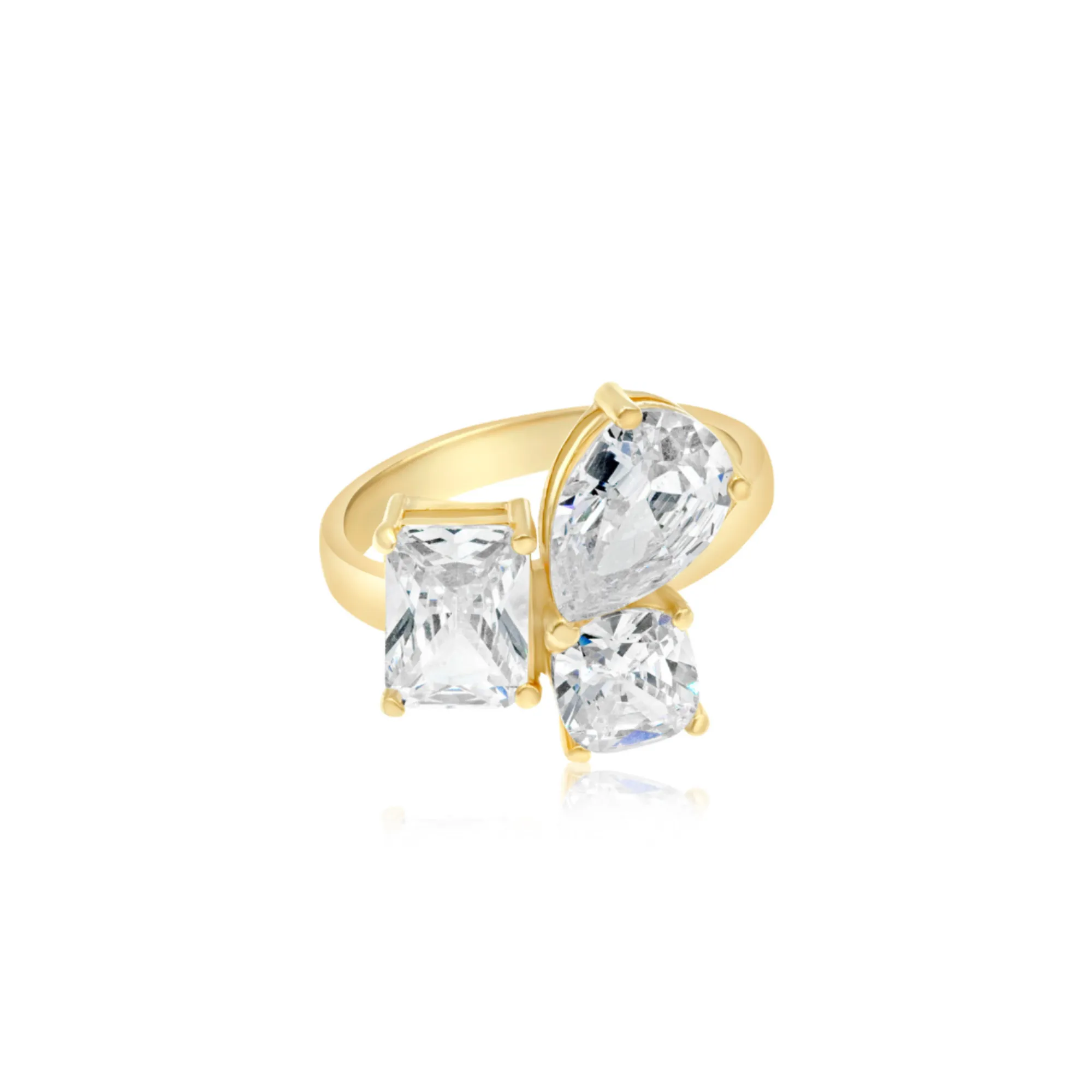 Three Stone Cocktail Ring