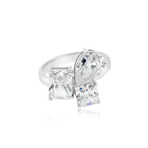 Three Stone Cocktail Ring