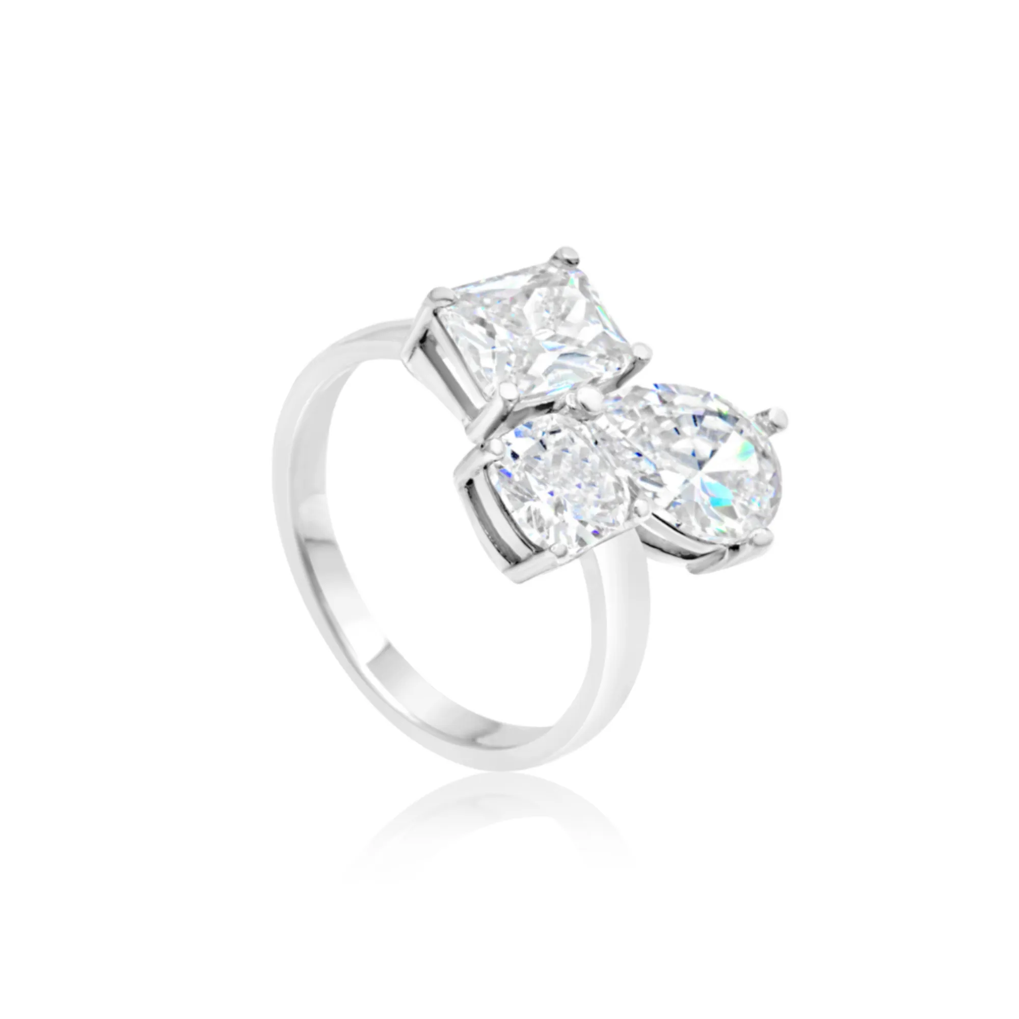 Three Stone Cocktail Ring