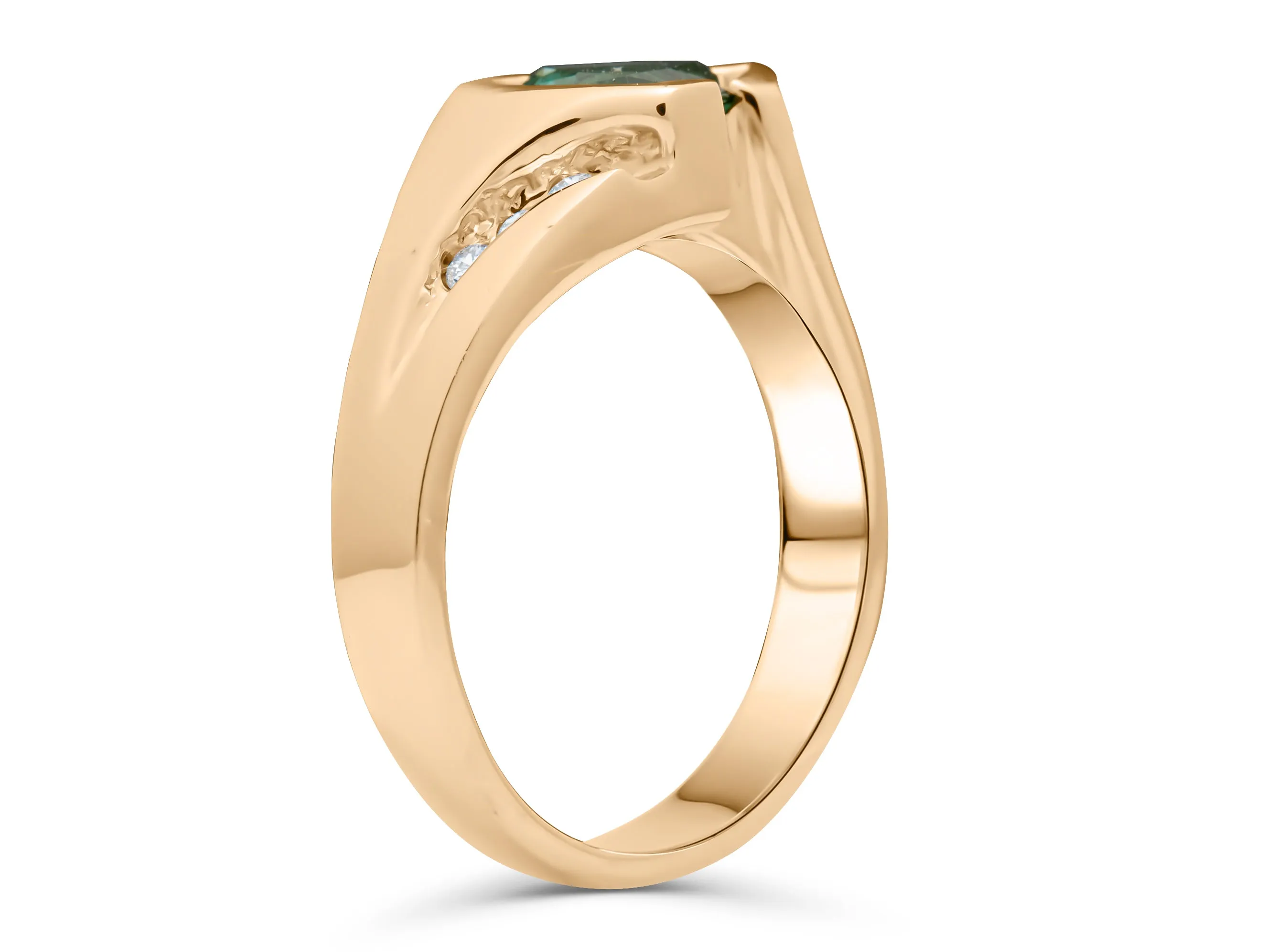 Tourmaline TrillionCut Ring