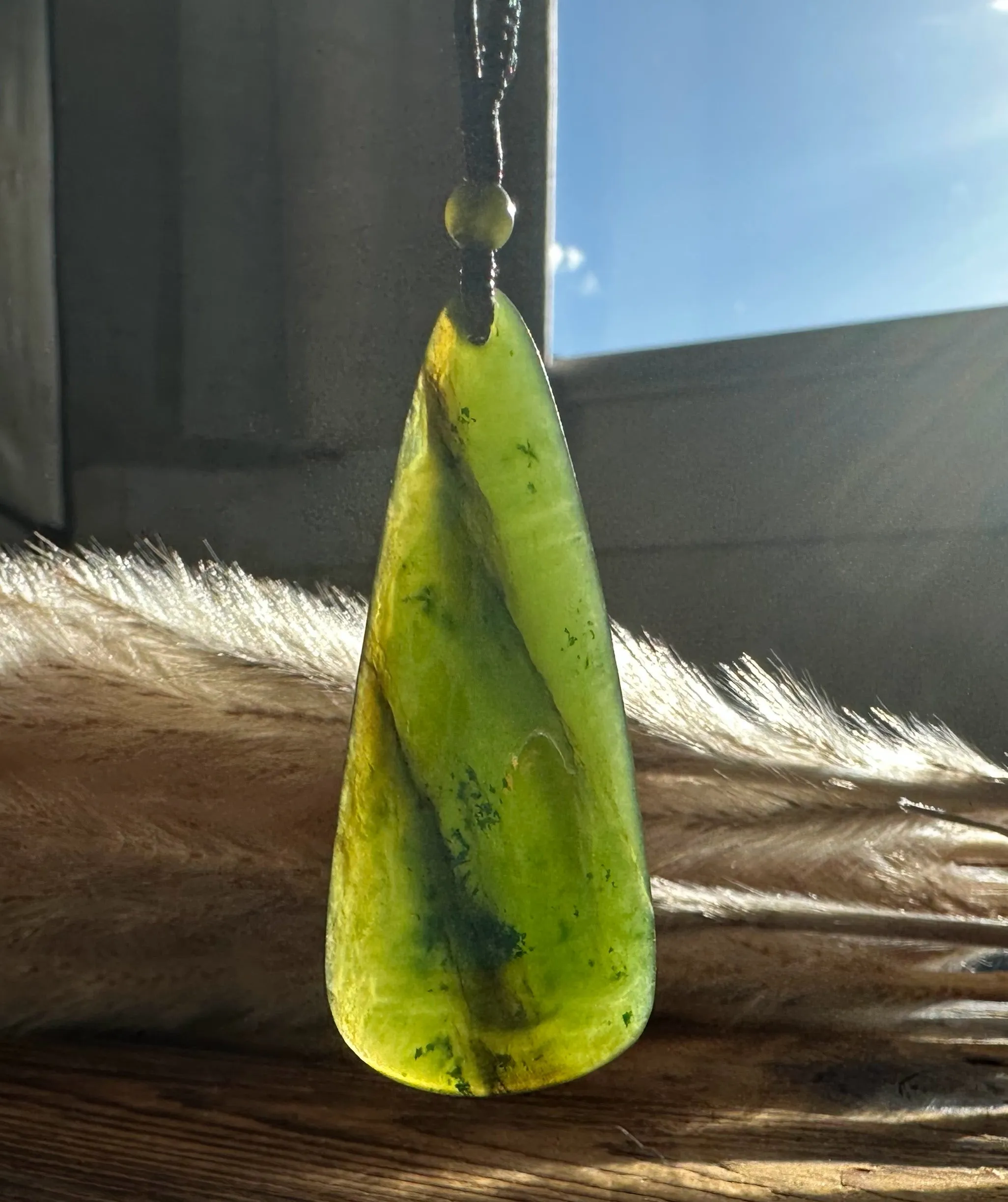 Unique Drop Pendant, 1.9"*
